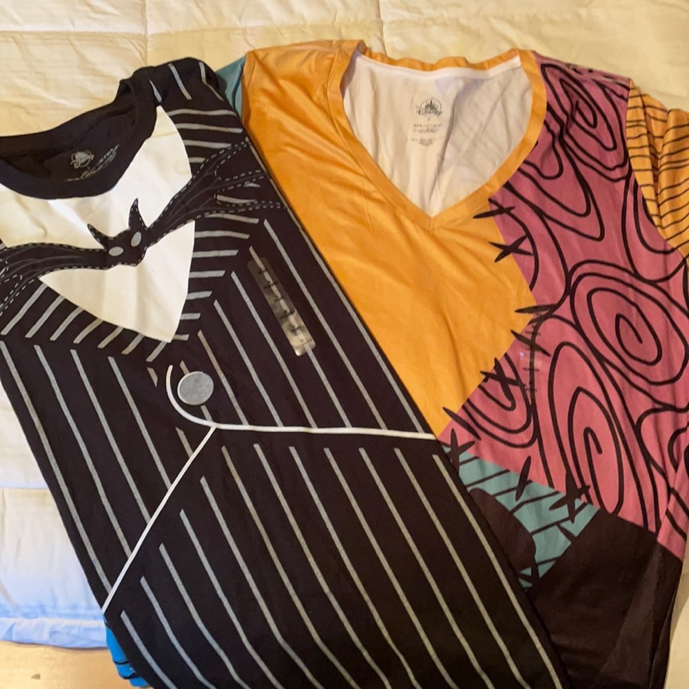 NWT Disney Nightmare Before Halloween Shirts.